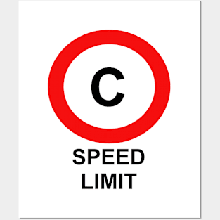 Speed Limit Posters and Art